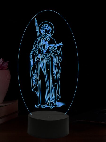 Beling 3D lampa, Apoštol Tomáš, 16 farebná,AA70