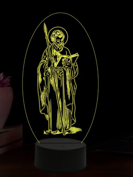 Beling 3D lampa, Apoštol Tomáš, 16 farebná,AA70