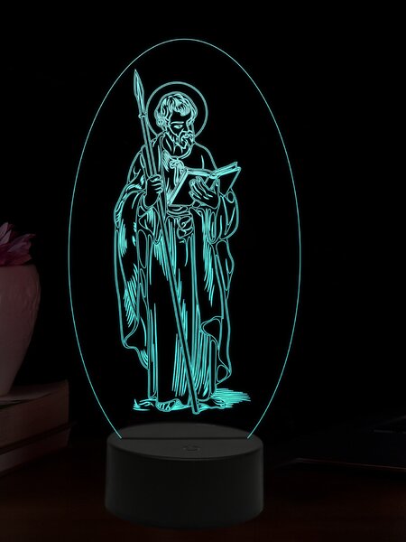 Beling 3D lampa, Apoštol Tomáš, 16 farebná,AA70