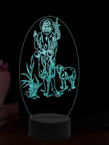 Beling 3D lampa, Ján Krstiteľ, 16 farebná,AA82