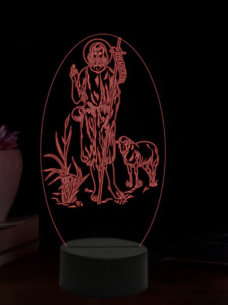 Beling 3D lampa, Ján Krstiteľ, 16 farebná,AA82
