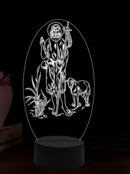 Beling 3D lampa, Ján Krstiteľ, 16 farebná,AA82