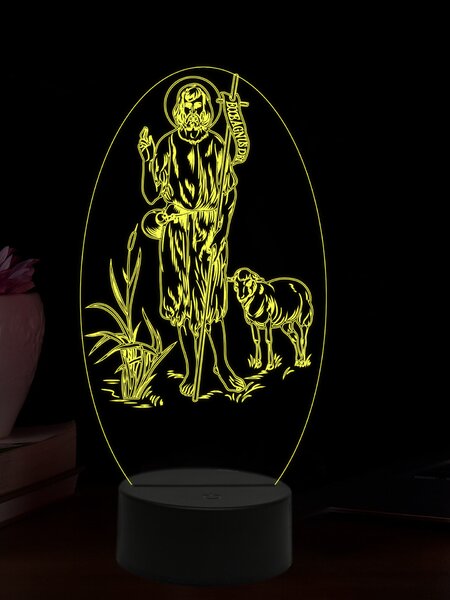 Beling 3D lampa, Ján Krstiteľ, 16 farebná,AA82