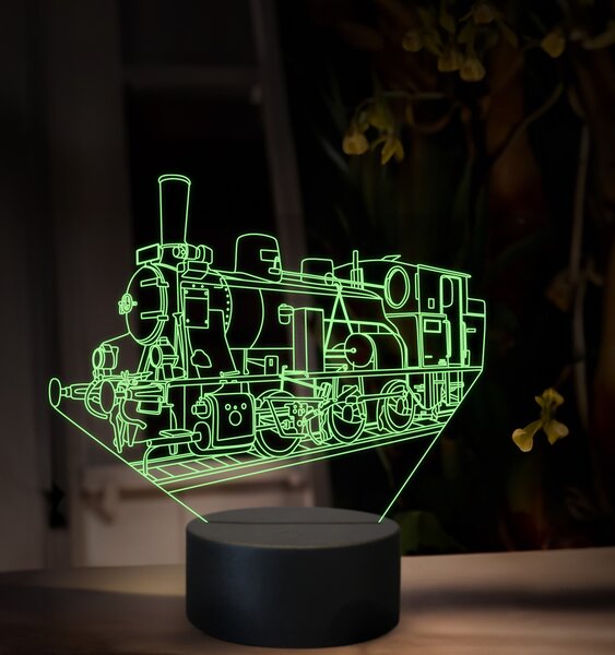 Beling 3D lampa, Parná lokomotíva 310.9 „Kafemlejnek“, 16 farebná SXQ33