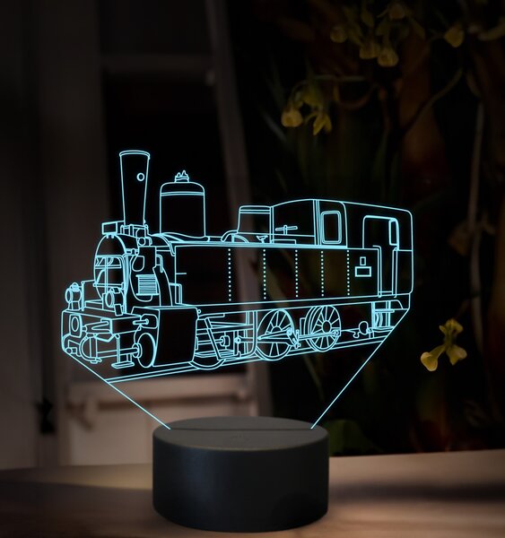 Beling 3D lampa, Parná lokomotíva radu 314.3, 16 farebná SXQ34