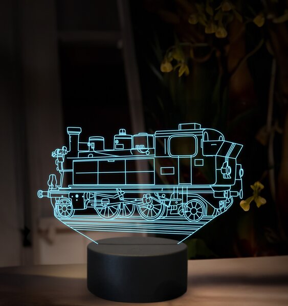 Beling 3D lampa, Parný rušeň 22.0, 16 farebná SXQ35