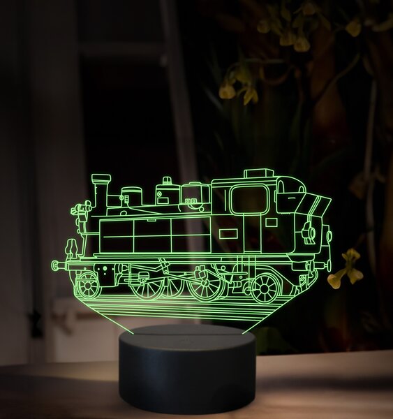 Beling 3D lampa, Parný rušeň 22.0, 16 farebná SXQ35