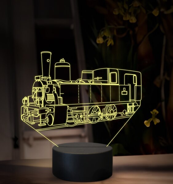 Beling 3D lampa, Parná lokomotíva radu 314.3, 16 farebná SXQ34