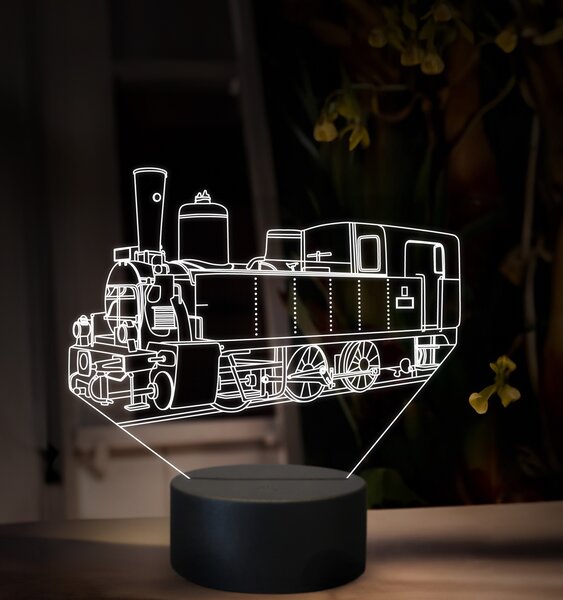 Beling 3D lampa, Parná lokomotíva radu 314.3, 16 farebná SXQ34