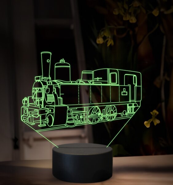 Beling 3D lampa, Parná lokomotíva radu 314.3, 16 farebná SXQ34