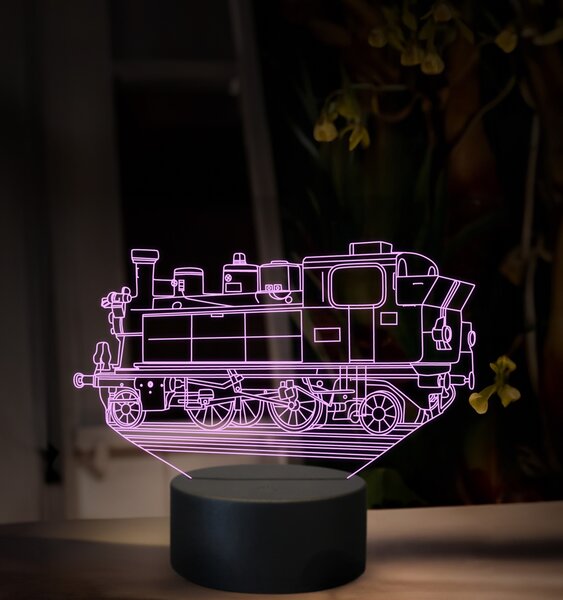 Beling 3D lampa, Parný rušeň 22.0, 16 farebná SXQ35