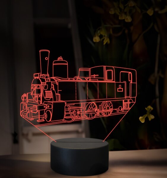 Beling 3D lampa, Parná lokomotíva radu 314.3, 16 farebná SXQ34