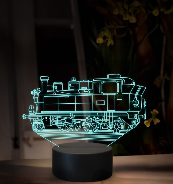 Beling 3D lampa, Parný rušeň 22.0, 16 farebná SXQ35