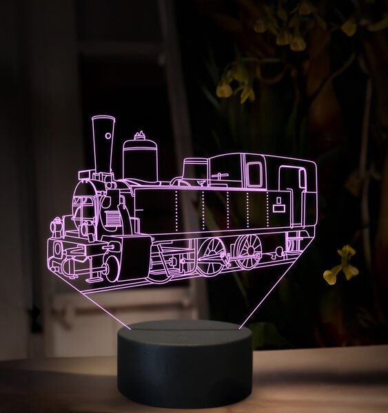 Beling 3D lampa, Parná lokomotíva radu 314.3, 16 farebná SXQ34