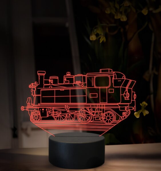 Beling 3D lampa, Parný rušeň 22.0, 16 farebná SXQ35