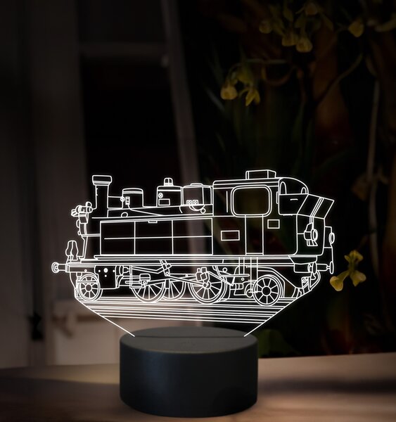 Beling 3D lampa, Parný rušeň 22.0, 16 farebná SXQ35