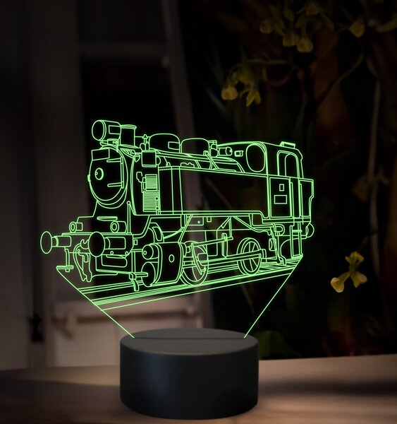Beling 3D lampa, Parný rušeň 213.9, 16 farebná SXQ37