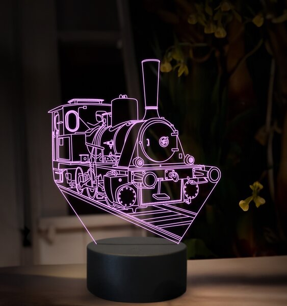 Beling 3D lampa, Parný rušeň 210.0, 16 farebná SXQ36