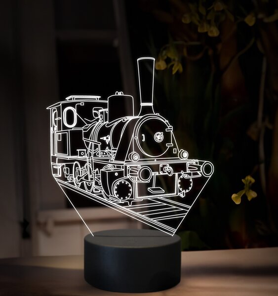 Beling 3D lampa, Parný rušeň 210.0, 16 farebná SXQ36