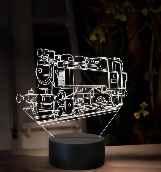 Beling 3D lampa, Parný rušeň 213.9, 16 farebná SXQ37