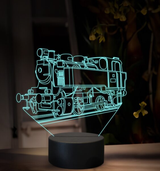 Beling 3D lampa, Parný rušeň 213.9, 16 farebná SXQ37