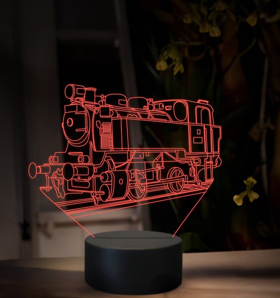 Beling 3D lampa, Parný rušeň 213.9, 16 farebná SXQ37