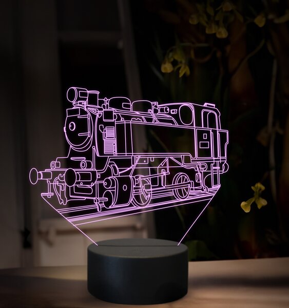 Beling 3D lampa, Parný rušeň 213.9, 16 farebná SXQ37