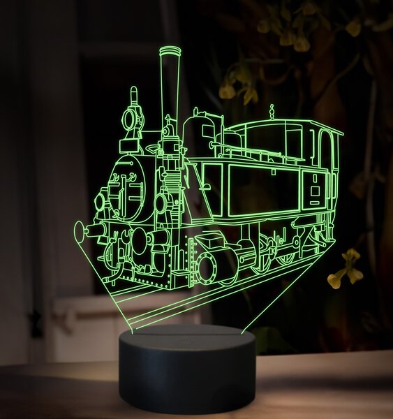 Beling 3D lampa, Parný rušeň 310.4 ''Kafemlejnek'', 16 farebná SXQ39