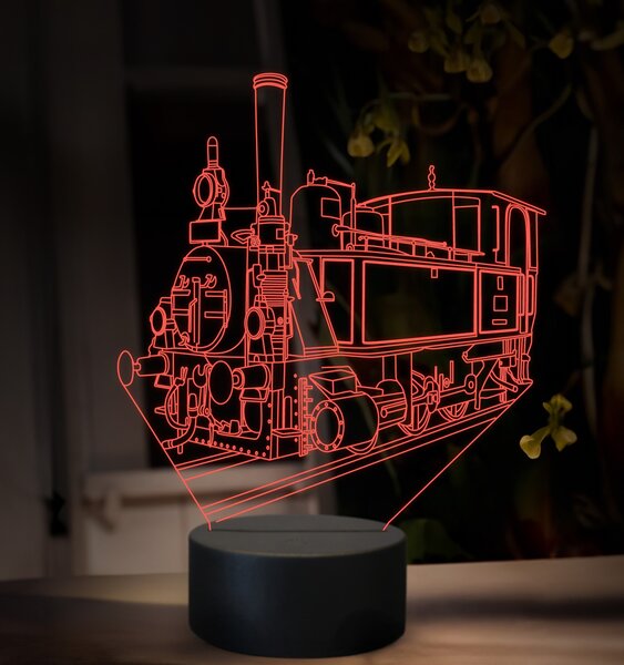 Beling 3D lampa, Parný rušeň 310.4 ''Kafemlejnek'', 16 farebná SXQ39