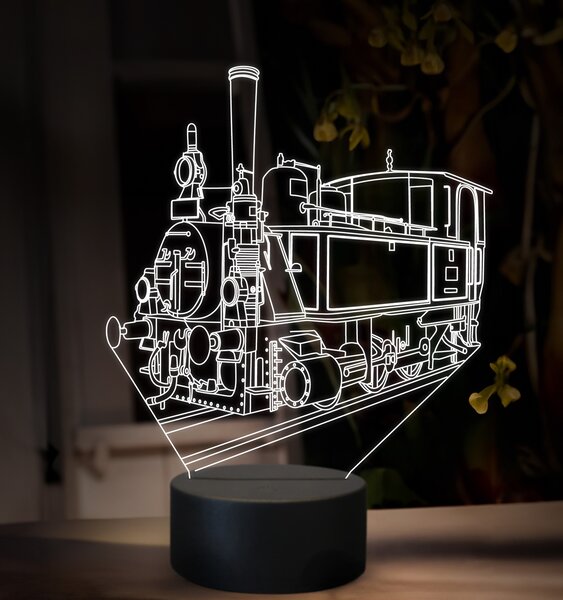 Beling 3D lampa, Parný rušeň 310.4 ''Kafemlejnek'', 16 farebná SXQ39