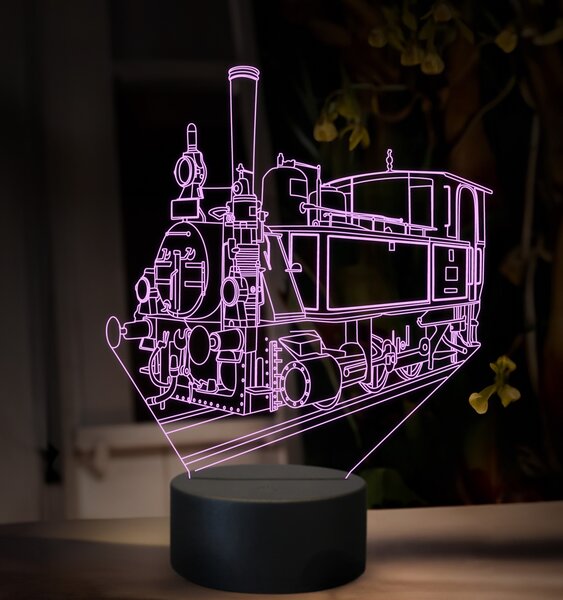 Beling 3D lampa, Parný rušeň 310.4 ''Kafemlejnek'', 16 farebná SXQ39