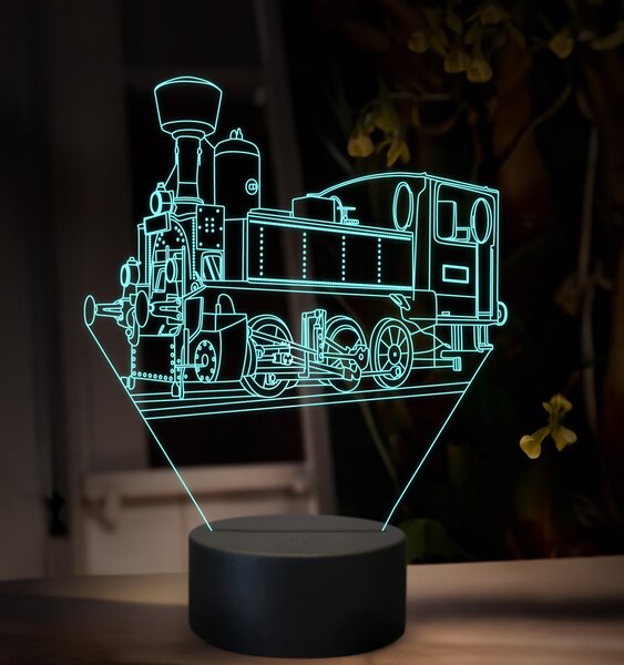 Beling 3D lampa, Parný rušeň 310.0 ''Kafemlejnek'', 16 farebná SXQ40