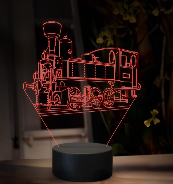 Beling 3D lampa, Parný rušeň 310.0 ''Kafemlejnek'', 16 farebná SXQ40