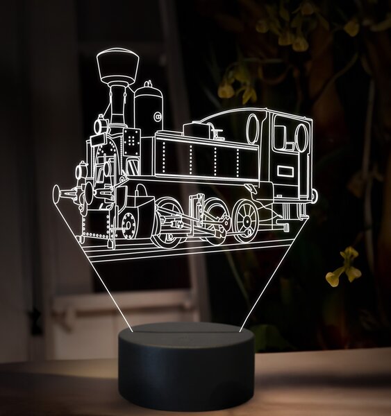 Beling 3D lampa, Parný rušeň 310.0 ''Kafemlejnek'', 16 farebná SXQ40