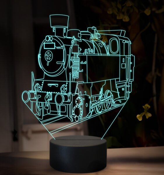 Beling 3D lampa, Parný rušeň 313.9, 16 farebná SXQ43