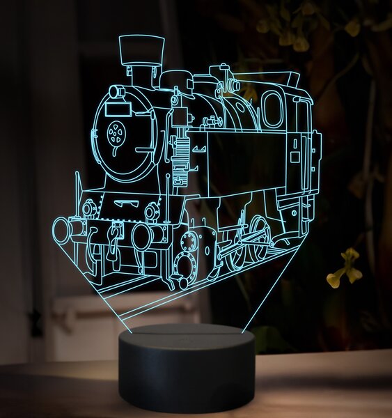 Beling 3D lampa, Parný rušeň 313.9, 16 farebná SXQ43