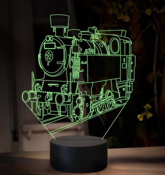 Beling 3D lampa, Parný rušeň 313.9, 16 farebná SXQ43