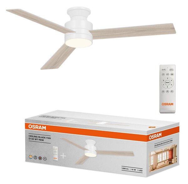 Osram - stmievateľný LED stropný ventilátor BLADE LED/18W/230V 3000/4000/6000K + diaľkové ovládanie