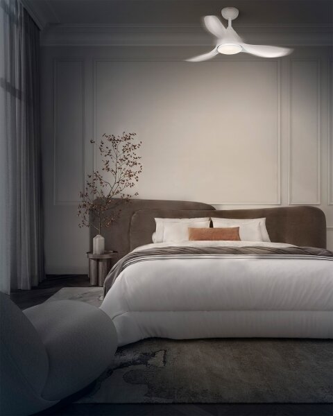 Osram - LED RGB stmievateľný stropný ventilátor NORDES LED/18W/230V 3000-6500K + diaľkové ovládanie
