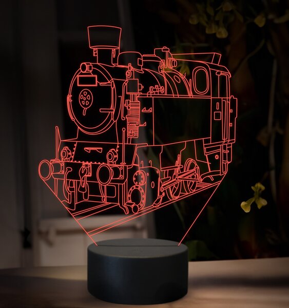 Beling 3D lampa, Parný rušeň 313.9, 16 farebná SXQ43
