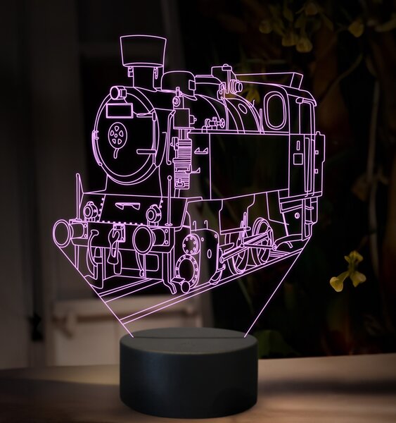 Beling 3D lampa, Parný rušeň 313.9, 16 farebná SXQ43