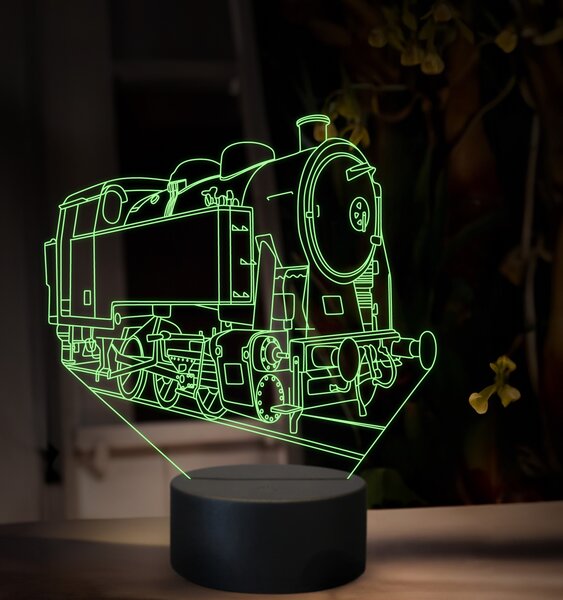 Beling 3D lampa, Parný rušeň CP600, 16 farebná SXQ46