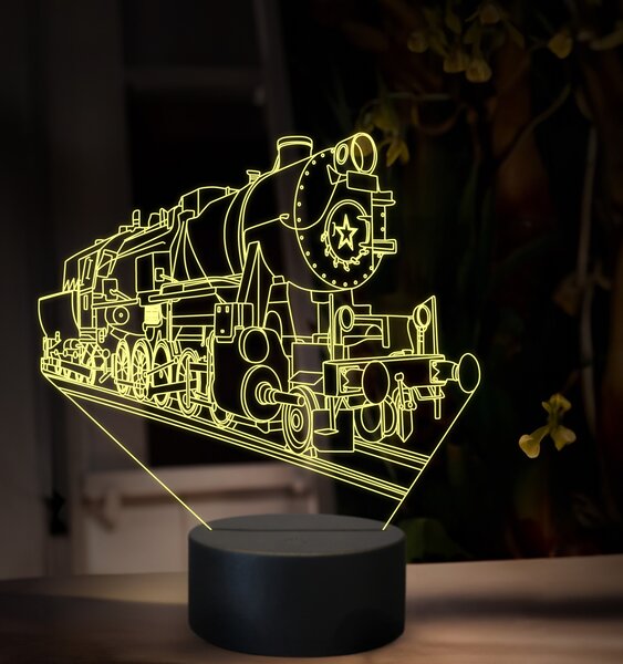 Beling 3D lampa, Parný rušeň 555.0, 16 farebná SXQ45