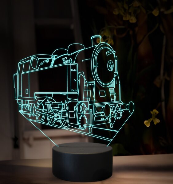 Beling 3D lampa, Parný rušeň CP600, 16 farebná SXQ46
