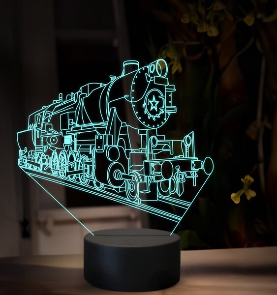 Beling 3D lampa, Parný rušeň 555.0, 16 farebná SXQ45
