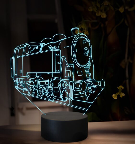 Beling 3D lampa, Parný rušeň CP600, 16 farebná SXQ46