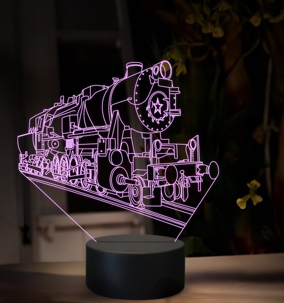 Beling 3D lampa, Parný rušeň 555.0, 16 farebná SXQ45