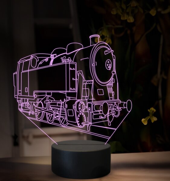 Beling 3D lampa, Parný rušeň CP600, 16 farebná SXQ46