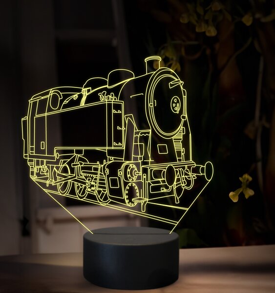Beling 3D lampa, Parný rušeň CP600, 16 farebná SXQ46