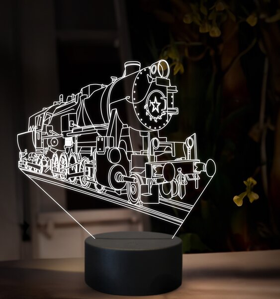 Beling 3D lampa, Parný rušeň 555.0, 16 farebná SXQ45